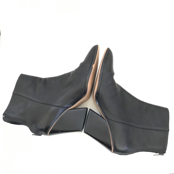 DOLCE VITA Issa Ankle Boots Leather Pointed Toe Black Women’s Size 9.5 Booties - Picture 10 of 16